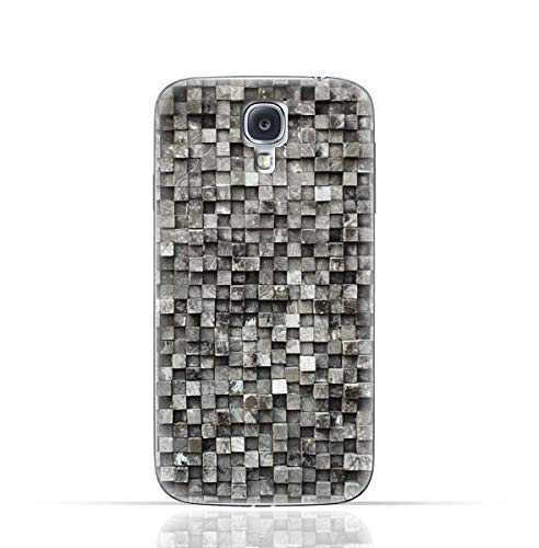 AMC Samsung Galaxy S4 TPU Silicone Case with Old Cube Black Wood Texture