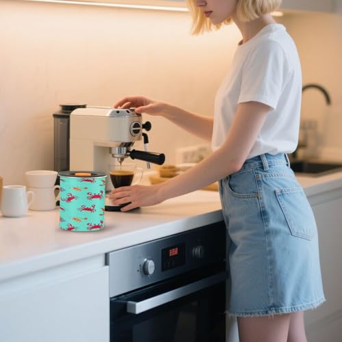 Envase hermético para café de acero inoxidable 17 oz miniatura 7
