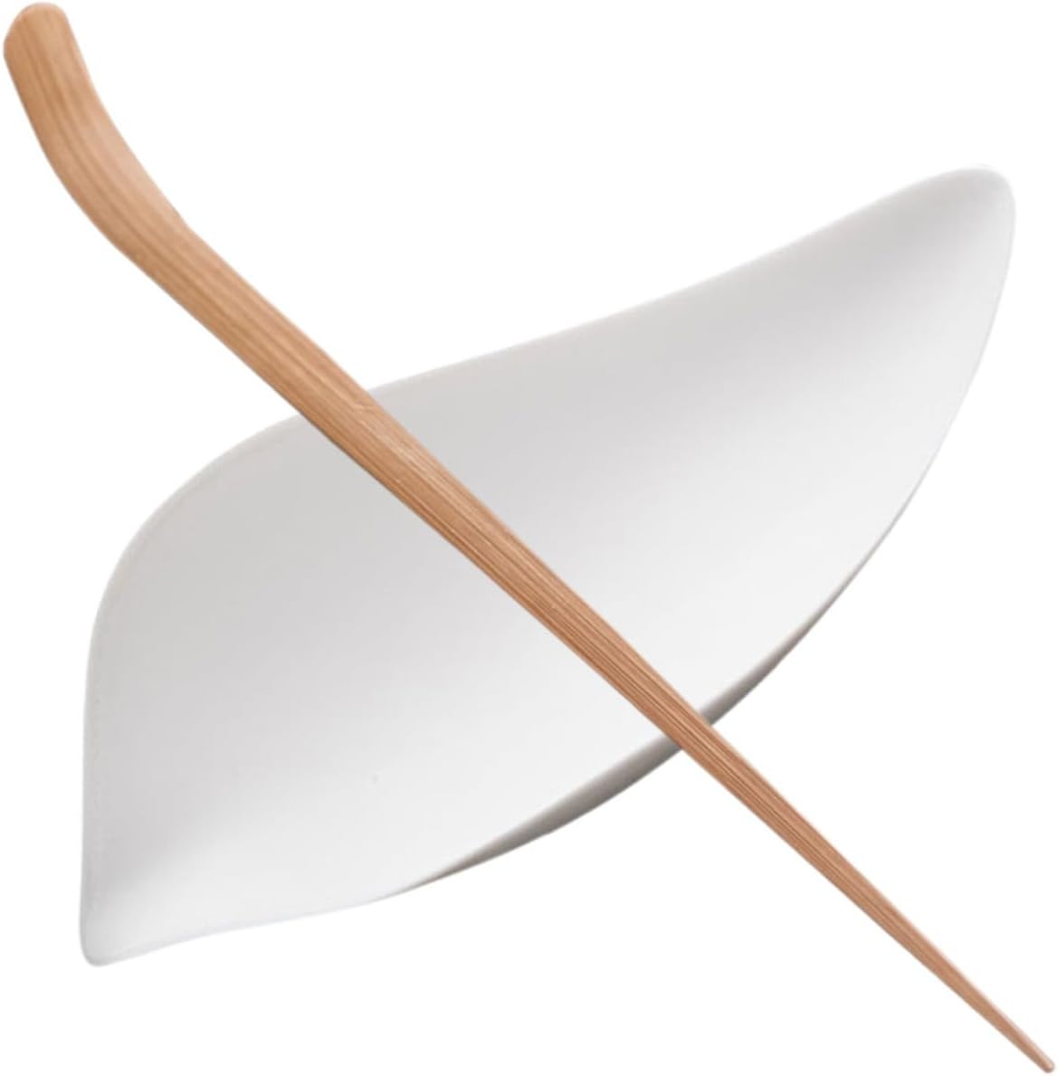 Ceramic Teaspoon Small Tea Scoop Smooth Ceramic Scoop for Tea Spices Flour