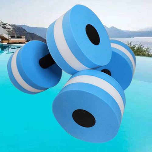 27x15cm 2er Aqua Hanteln Set Hanteln Kurzhanteln Gewichte Für Gymnastik Aerobic Fitness Hantelset, Schwimmhanteln Aqua Aerobic I Wasser Aerobic-Training Schaum Hanteln,Aqua Fitnessgerät Wassersport