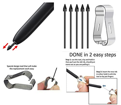 Image of S23 Ultra S Pen [withBluetooth] [Pen Tips 0.7mm] [4096 Pressure Sensor] for Samsung Galaxy S23 Ultra 5G All Version,S23 Ultra Stylus Pen Touch S Pen (Phantom Black)