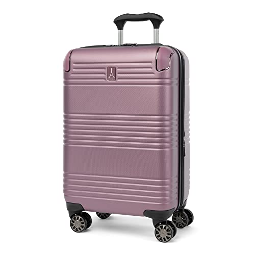 Travelpro Roundtrip Hardside Expandable Luggage, Tsa Lock, 8 Spinner Wheels, Hard Shell Polycarbonate Suitcase, Ash Lilac, 2-Piece Set (21/25) #TOP2