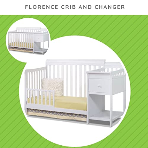 Image of Toddler Bed Safety Guard Rail for Sorelle Convertible Cribs - Solid Wood Rail for Convertible Crib to Toddler Bed Conversion - Safety Bed Rail for Children (Model #151, White)
