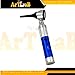 Blue Handle Veterinary Otoscope Set with Specula, Extra LED Bulbs, and a Hard Storage Case - Animal Ear, Nose, and Throat Examination
