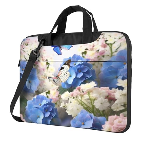 Sac à bandoulière pour ordinateur fleuri idéal pour le bureau et les cafés