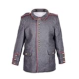 interieur casque allemand ww1 Manchette brandebourg warreplica Reproduction de Tunique Allemande Waffenrock M07 / 10 (Moyenne - 40 Pouces)