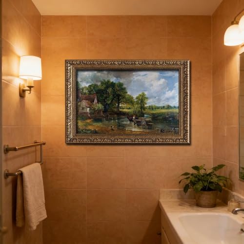 Poster The Hay Wain John Constable impression toile 40x61cm