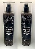 Bath & Body Works Bath and Body Works Fine Fragrance Mist - Value Pack Lot of 2 (Into The Night), 4 Ounce (Pack of 2), 8.0 fluid_ounces