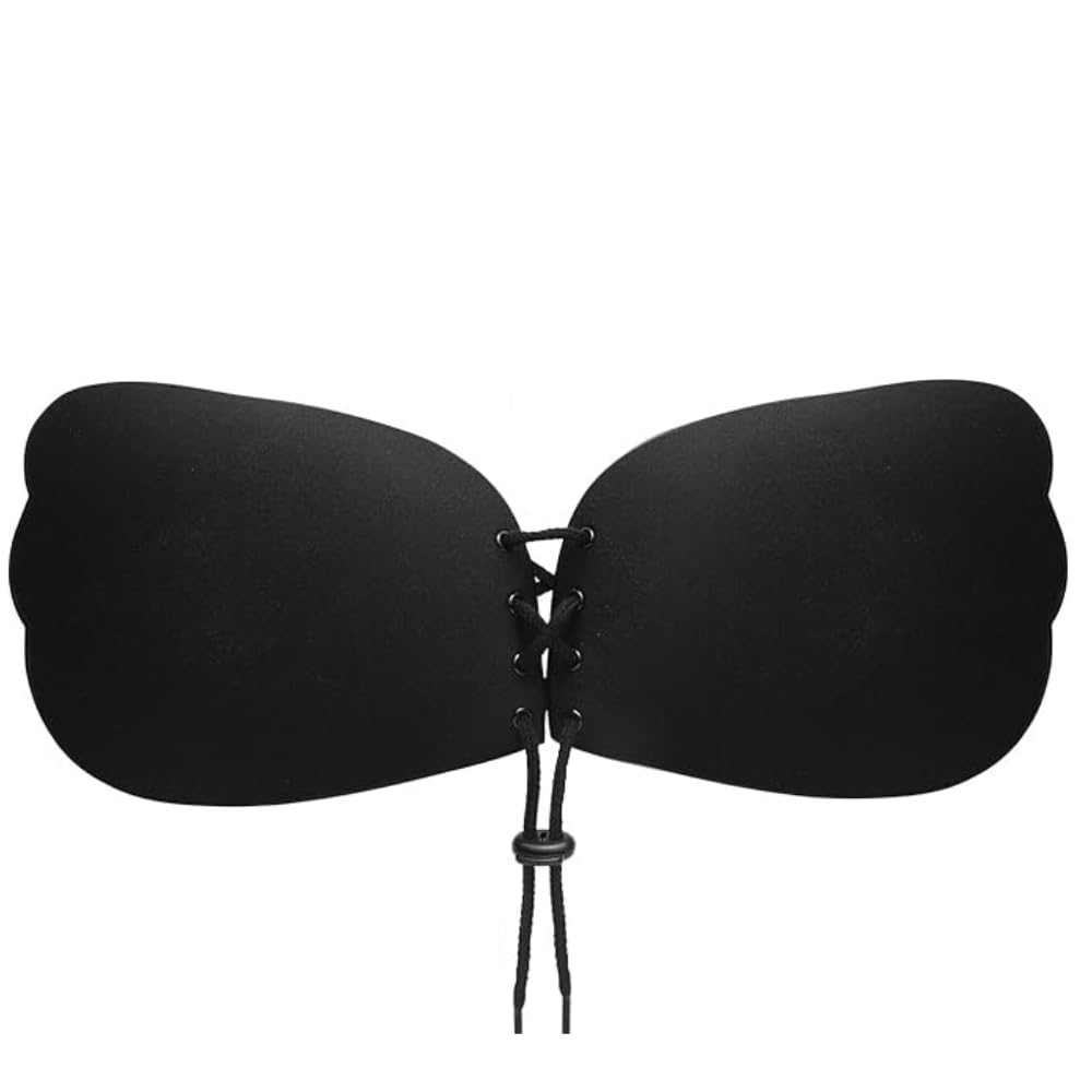 skin harmony Sticky Bra LALA Bra (in, Cup Band, B, Regular, 1, Black)-picture-12