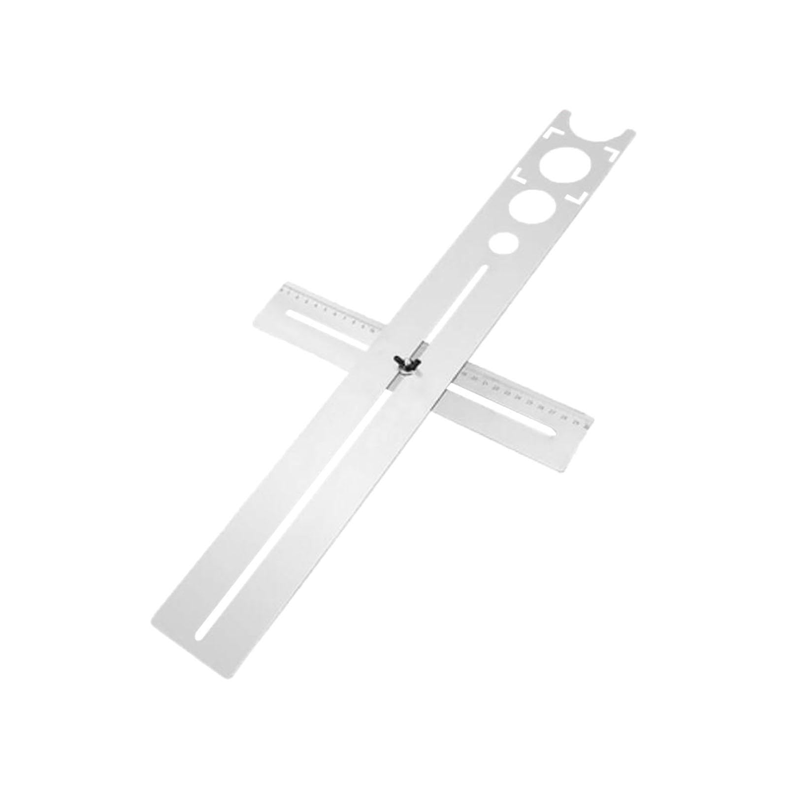 Lochlineal für Keramikfliesen, Marmorstanzwerkzeug, Universelles DIY Positionierungsmarkierungswerkzeug, Bodenbohrer für, 60cm