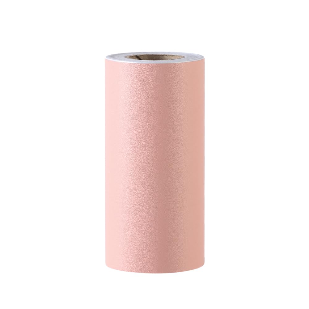 Wallpaper Border 5M Self-Adhesive PVC Waterproof Waist Line Wallpaper Living Room Skirting Vinyl Decals Baseboard Wall Border Corner Sticker(Pink,12cm x 5m)