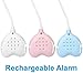 3in1 Bed Child Rechargeable Bedwetting Alarm Enuresis Urine Detection Loud Sound and Strong Vibration for Bedwetters Deep Sleepers, Potty Training for Boys Girls Kids(Pink)…