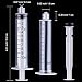 TecUnite 20 Pack Syringe, Plastic Curved Syringes for Epoxy Resin, Craft, Feeding Pets Animals, Oil or Glue Applicator