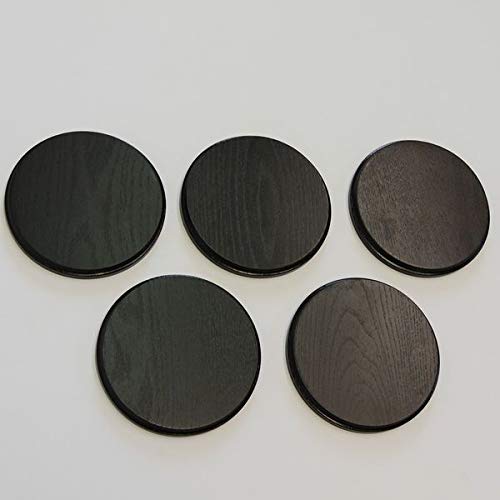 5 targhette a cuneo, rotonde, scure, AF 17 cm, cinghiale selvatico