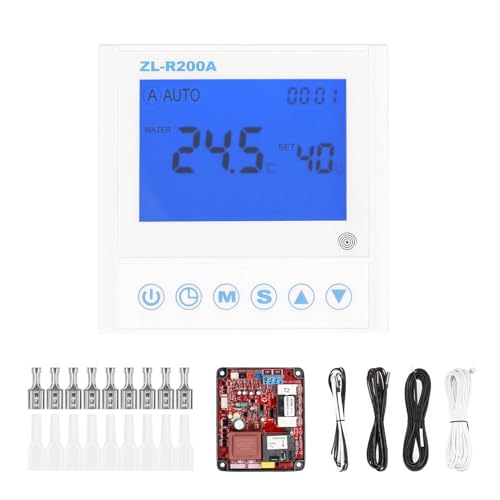 Contrôleur universel de chauffe-eau à source d'air, antigel, déforçage automatique, avertissement de débit d'eau, pompe à chaleur, contrôleur de chauffage auxiliaire