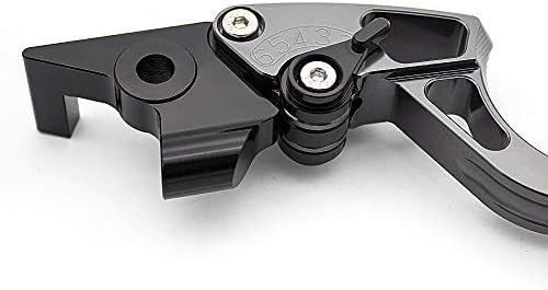 Miniatura 5 de FXCNC Palancas de embrague de freno de motocicleta compatibles con Raptor YFM660 2001-2006, TTR125LLELW 2000-16, Banshee 350 02-06, XT660RX 04-13,