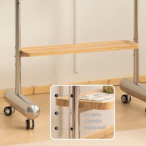 Soporte móvil para TV con ruedas ajustable altura 120cm miniatura 6