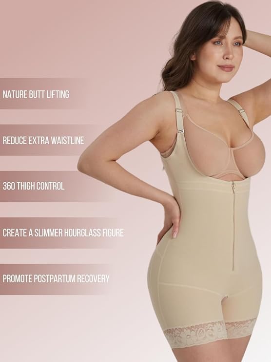 Body Suit Shapewear for Women Tummy Control - Fajas Colombianas - Body Shaper Bodysuit - Image 4