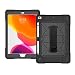 CWNOTBHY iPad 7th Generation Case 10.2 Inch 2019 / ipad 10.2 Case, Heavy Duty Shockproof Protective Case with 360 Rotate Kickstand/Hand Strap/Shoulder Strap (Black/Black)