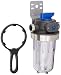 AmazonBasics AMZN-HD200-C Heavy Duty Filtration 1" Inlet and Outlet | Equivalent to Culligan WH-HD200-C Whole Water Filter Housing, Blue