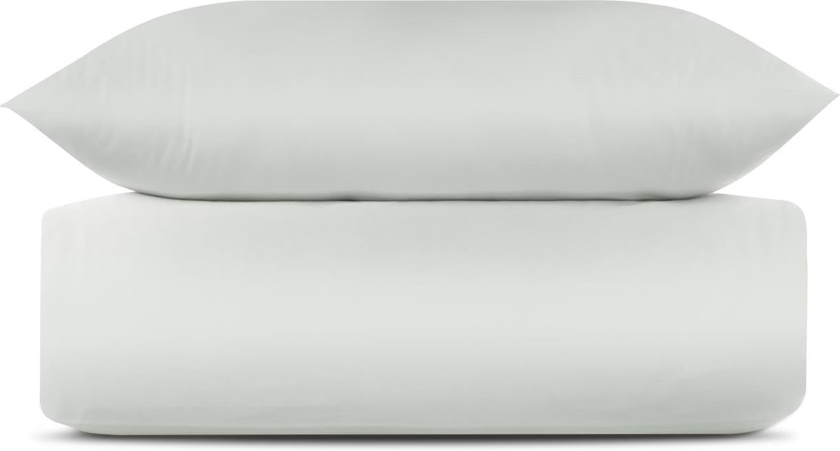 normani Bambus Bettwäsche Set aus weichem und hautfreundlichem Material – Bettbezug + Kissen mit Reißverschluss – Seiden-Touch gut für Haut und Haar Farbe Hellgrau Größe 135 x 200 + 80 x 80 cm