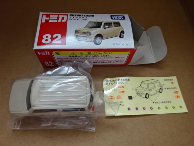 Amazon | トミカ 82 スズキ ラパン 2代目 HE22S型 軽自動車 ミニカー