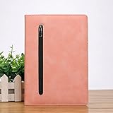 N/A Business A5 notebook zip diary office stationery cover zip notepad (Color : A, Size : A5)