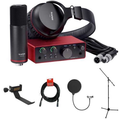 Focusrite Scarlett Solo Studio USB-C Audio Interface with...