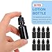 KAILIKETIY 50pcs 10ml Drip Bottles Plastic Travel Essential Oil Containers Lids for Beauty Liquid Storage Leakproof Portable Design