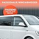 GEARMONSTER Windabweiser kompatibel mit VW T5 T6 2003-2024 Autofenster Regenschutz Regenabweiser Integrierte Deflektoren Integrierter Windabweiser, 2 Stück, Schwarz