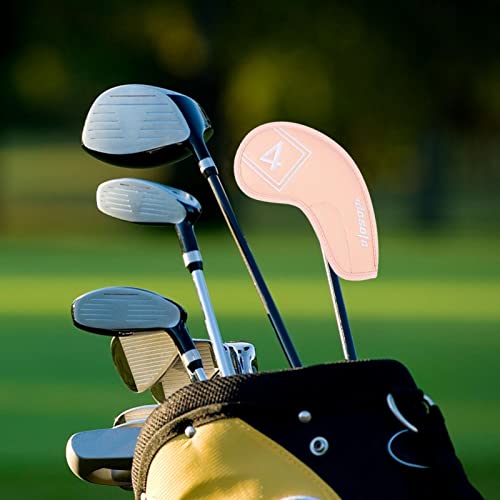 Golf Headcovers - Golf Irons Club Head Covers Com Etiquetas Numéricas,Impressão de número anti-arran