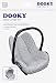 The Original dooky 126823 copriseggiolino coche universal, Light Grey Crowns