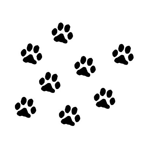 Amazon.co.jp: 動物 犬 足跡 足型 肉球 マーク ステッカー シール