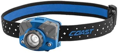 . Coast FL75R Rechargeable Headlamp, Blue