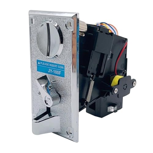 Hellery Selector de Aceptador de Monedas Jy-100F Comparativo para Piezas de Juegos de Agua con Empujador de Monedas