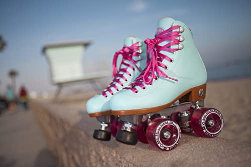 Moxi Beach Bunny Roller Skates - Fashionable Womens Roller Skates | Blue Sky | Size 7