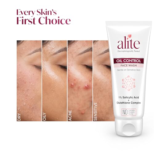 Image of Alite Oil Control Gentle Face Wash | Eliminates Excess Oil, Control Sebum Level | Prevents Acne and Breakouts For Fresh, Purify, and Hydrated Skin - 70gm