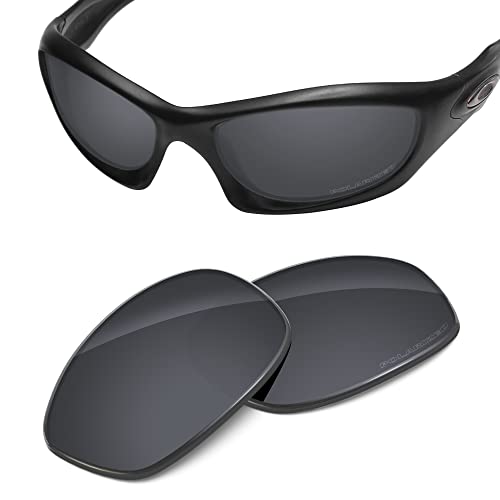 Image of Performance Replacement Lenses Compatible with Oakley Monster Dog Polycarbonate Polarized Etched-Sport Black