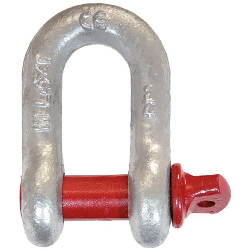 Manille droite Chapuis acier galvanisé 17mm axe 11mm charge 1 tonne