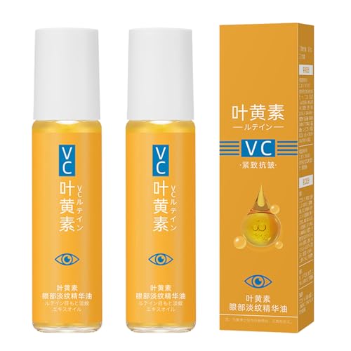 2 Stück Lutein-Augenöl,Lutein Augenserum Oil,Eye Serum Moisturize And Nourish The Skin Strahlende Augenpartie