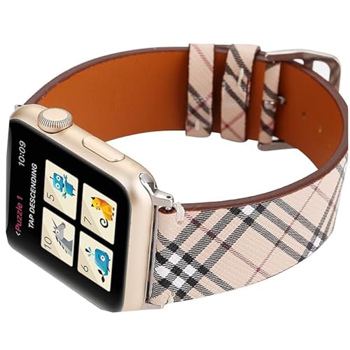 Luxury-Watch-Bands-Compatible-with-Apple-Watch-Band-38mm-40mm-41mm-42mm-44mm-45mm-Designer-Retro-Leather-Band-Strap-Classic-Band-Buckle-for-iWatch-Series-SE-87654321 41H7iqE9SgL