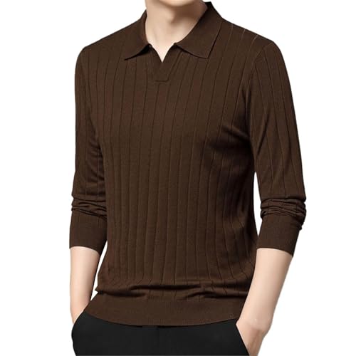 Men's Wool Sweater Long Sleeve Knitted Top Autumn Underwear Autumn Sweater