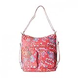 Diese modische Oilily Schultertasche eignet sich hervorragend für den Alltag oder einen Ausflug. Denn die Tasche kann zum bequemen Rucksack umfunktioniert werden. Überzeugen Sie sich selbst. Maße: 32 x 35 x 14 cm