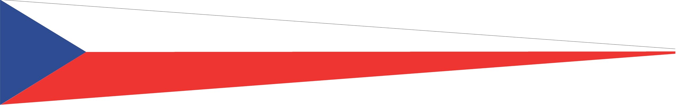 Fanion de la République tchèque de qualité supérieure ultra navire 120x60