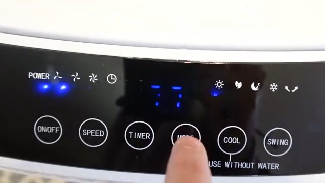 Image of 3-in-1 Swamp Cooler Air Conditioner, 1800 CFM Portable Evaporative Air Cooler with 4.2 Gal Tank, 120 Oscillating, 3 Speeds, 12H Timer, Remote, Windowless Cooling Fan for Indoor,Bedroom,Office,White