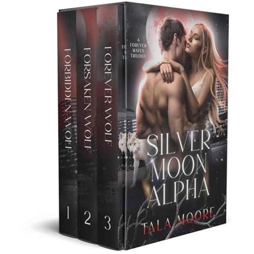 Silver Moon Alpha Box Set Audiolibro Por Tala Moore arte de portada