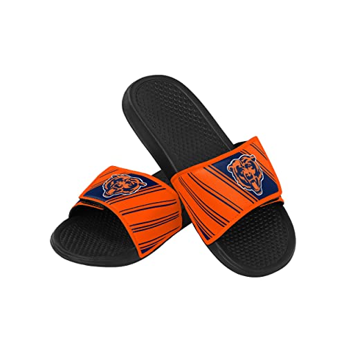 Image of FOCO mens NFL Team Logo Legacy Sport Slide Sandals