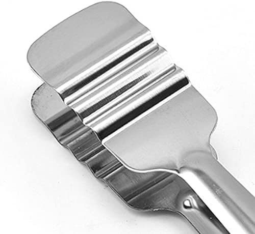 pinzas para cocinar, Cocinar alimentos, cocina de acero for barbacoa, tijeras for servir, alicates for buffet Tamaño: 22,2 cm