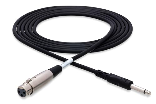 Hosa CYX-402M Unbalanced Interconnect, XLR3F to 1/4 Inch TS, 5 Feet