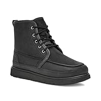 UGG Men's Neumel High Moc Weather CLASSIC BOOT, Black Tnl, 6 UK